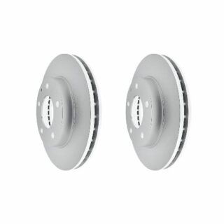 Front Geomet Coated Anti Rust Brake Rotor Set of 2