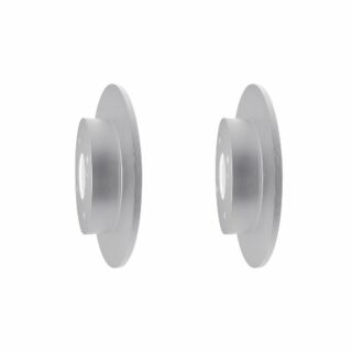 Rear Geomet Coated Anti Rust Brake Rotor Set of 2
