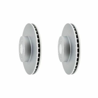 Front Geomet Coated Anti Rust Brake Rotor Set of 2