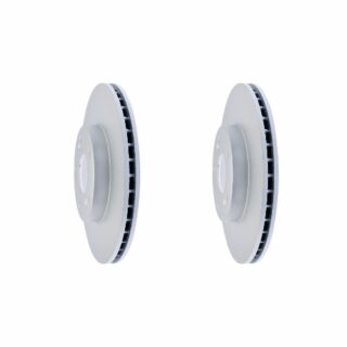 Front Geomet Coated Anti Rust Brake Rotor Set of 2