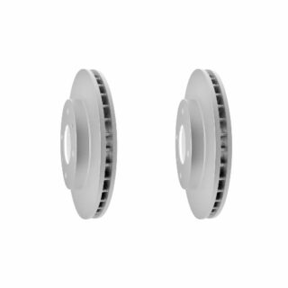 Front Geomet Coated Anti Rust Brake Rotor Set of 2