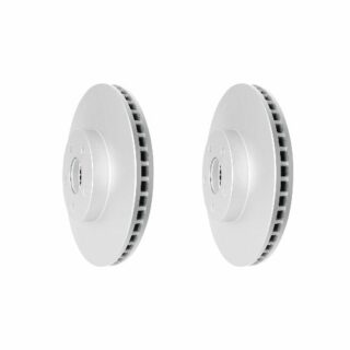 Front Geomet Coated Anti Rust Brake Rotor Set of 2
