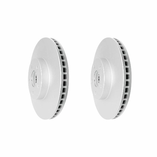 Front Geomet Coated Anti Rust Brake Rotor Set of 2