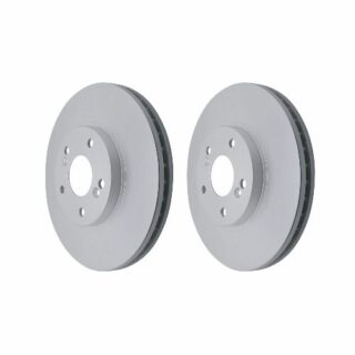 Front Geomet Coated Anti Rust Brake Rotor Set of 2