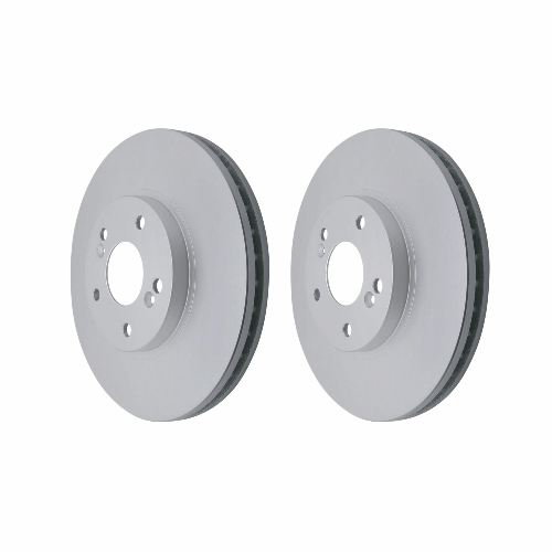 Front Geomet Coated Anti Rust Brake Rotor Set of 2