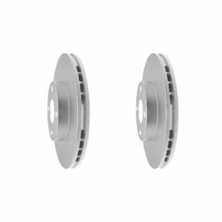 Front Geomet Coated Anti Rust Brake Rotor Set of 2