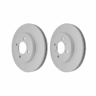 Front Geomet Coated Anti Rust Brake Rotor Set of 2