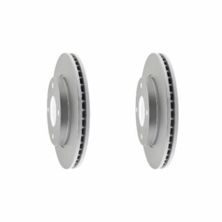 Front Geomet Coated Anti Rust Brake Rotor Set of 2