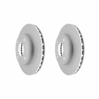 Front Geomet Coated Anti Rust Brake Rotor Set of 2