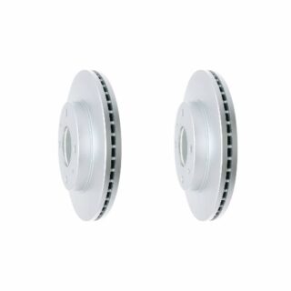 Front Geomet Coated Anti Rust Brake Rotor Set of 2