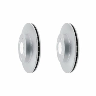 Front Geomet Coated Anti Rust Brake Rotor Set of 2