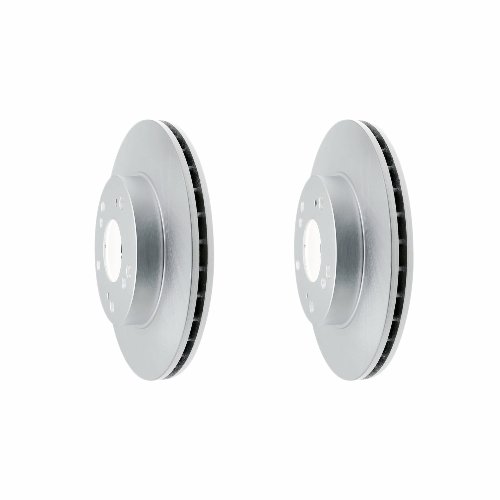Front Geomet Coated Anti Rust Brake Rotor Set of 2