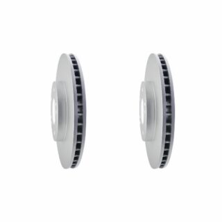 Front Geomet Coated Anti Rust Brake Rotor Set of 2