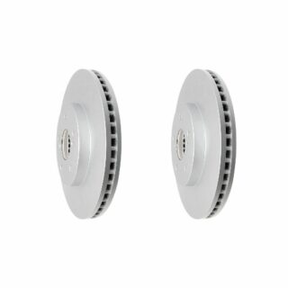 Front Geomet Coated Anti Rust Brake Rotor Set of 2