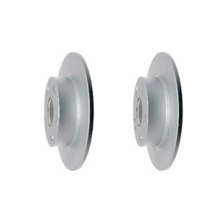 Rear Geomet Coated Anti Rust Brake Rotor Set of 2