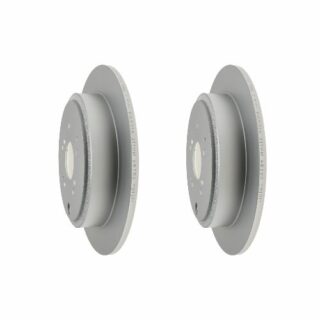 Rear Geomet Coated Anti Rust Brake Rotor Set of 2