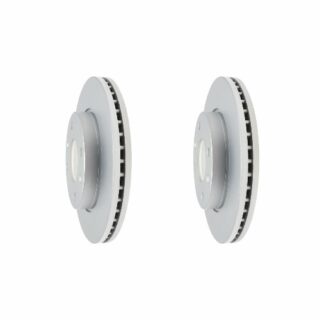 Front Geomet Coated Anti Rust Brake Rotor Set of 2
