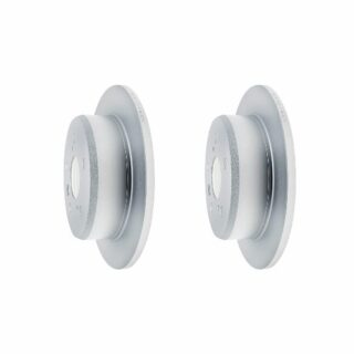 Rear Geomet Coated Anti Rust Brake Rotor Set of 2