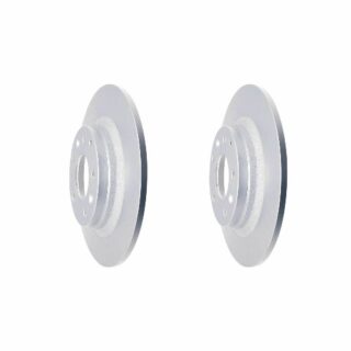 Rear Geomet Coated Anti Rust Brake Rotor Set of 2