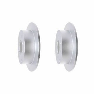 Rear Geomet Coated Anti Rust Brake Rotor Set of 2