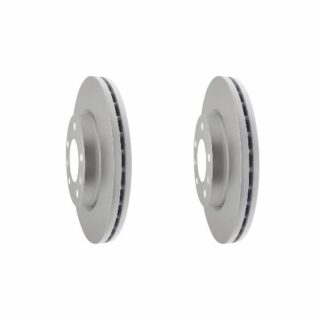 Front Geomet Coated Anti Rust Brake Rotor Set of 2