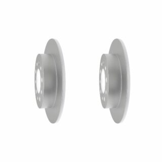 Rear Geomet Coated Anti Rust Brake Rotor Set of 2