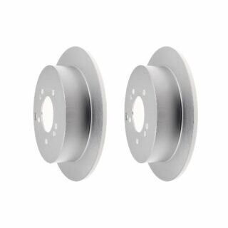 Rear Geomet Coated Anti Rust Brake Rotor Set of 2
