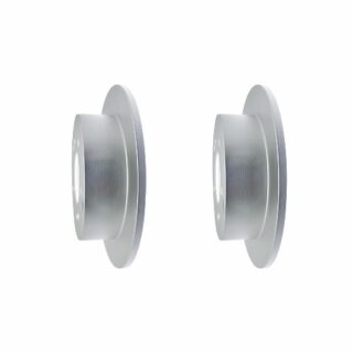 Rear Geomet Coated Anti Rust Brake Rotor Set of 2