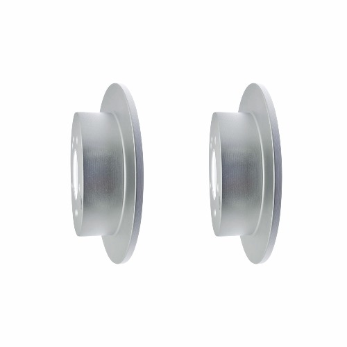 Rear Geomet Coated Anti Rust Brake Rotor Set of 2