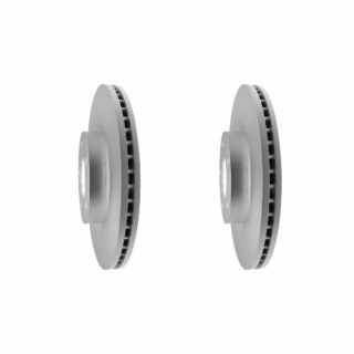 Front Geomet Coated Anti Rust Brake Rotor Set of 2