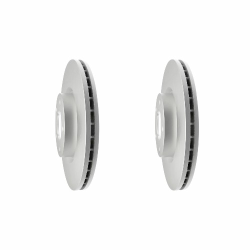 Front Geomet Coated Anti Rust Brake Rotor Set of 2