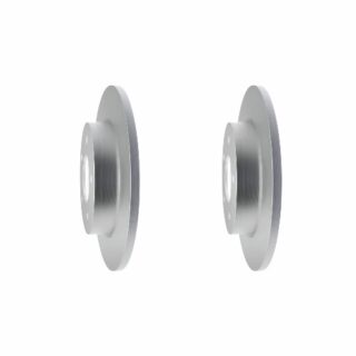 Rear Geomet Coated Anti Rust Brake Rotor Set of 2
