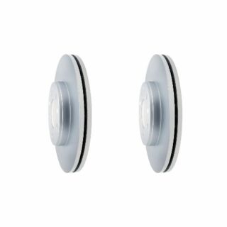 Front Geomet Coated Anti Rust Brake Rotor Set of 2