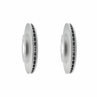 Front Geomet Coated Anti Rust Brake Rotor Set of 2