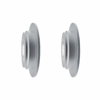 Rear Geomet Coated Anti Rust Brake Rotor Set of 2