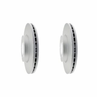 Front Geomet Coated Anti Rust Brake Rotor Set of 2