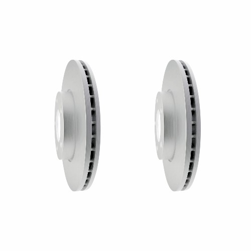 Front Geomet Coated Anti Rust Brake Rotor Set of 2