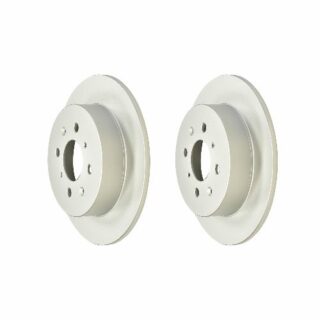 Rear Geomet Coated Anti Rust Brake Rotor Set of 2