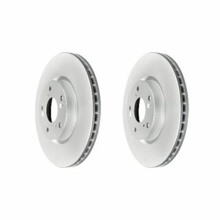 Front Geomet Coated Anti Rust Brake Rotor Set of 2