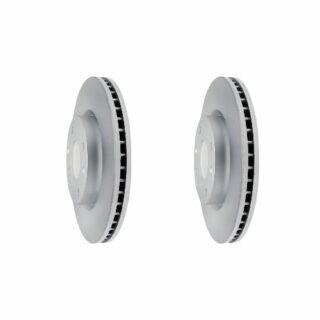 Front Geomet Coated Anti Rust Brake Rotor Set of 2