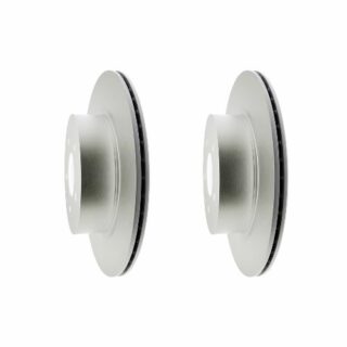 Rear Geomet Coated Anti Rust Brake Rotor Set of 2