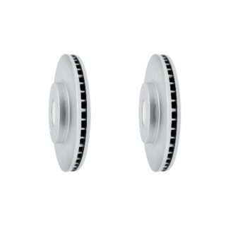 Front Geomet Coated Anti Rust Brake Rotor Set of 2