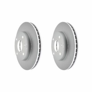 Front Geomet Coated Anti Rust Brake Rotor Set of 2