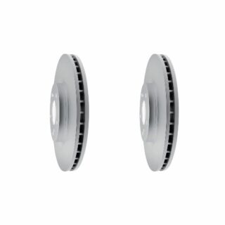 Front Geomet Coated Anti Rust Brake Rotor Set of 2