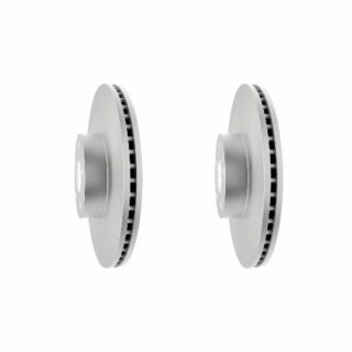Front Geomet Coated Anti Rust Brake Rotor Set of 2