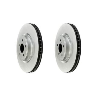 Front Geomet Coated Anti Rust Brake Rotor Set of 2