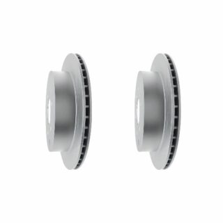 Rear Geomet Coated Anti Rust Brake Rotor Set of 2