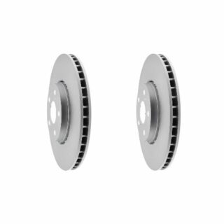 Front Geomet Coated Anti Rust Brake Rotor Set of 2
