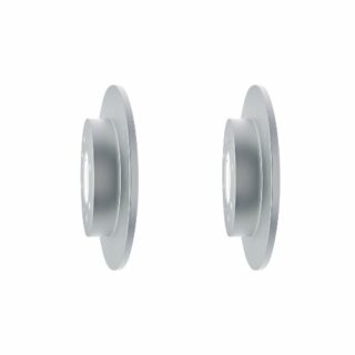Rear Geomet Coated Anti Rust Brake Rotor Set of 2