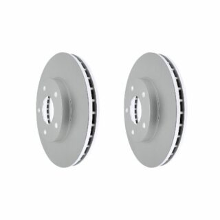 Front Geomet Coated Anti Rust Brake Rotor Set of 2